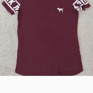 PINK Victoria's Secret T-Shirt with White Dog Logo